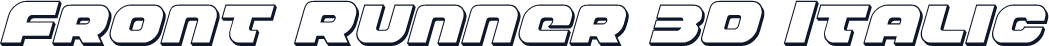 Front Runner 3D Italic