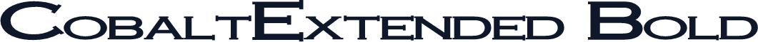 CobaltExtended Bold