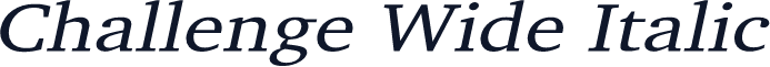 Challenge Wide Italic