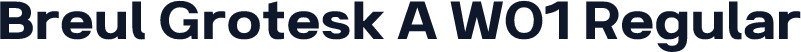 Breul Grotesk A W01 Regular