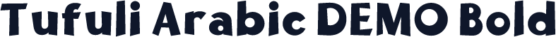 Tufuli Arabic DEMO Bold
