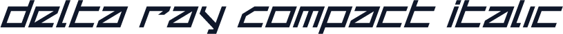 Delta Ray Compact Italic
