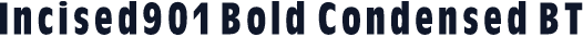 Incised901 Bold Condensed BT