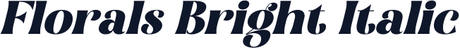 Florals Bright Italic