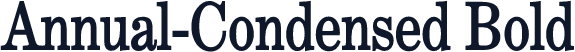 Annual-Condensed Bold