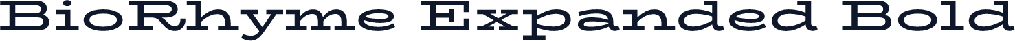 BioRhyme Expanded Bold