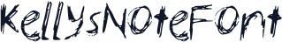 KellysNoteFont