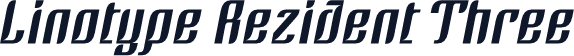 Linotype Rezident Three