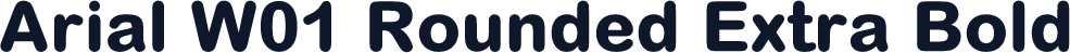 Arial W01 Rounded Extra Bold