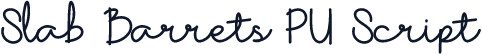 Slab Barrets PU Script