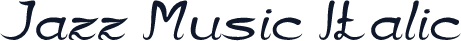 Jazz Music Italic