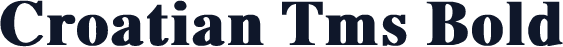 Croatian Tms Bold