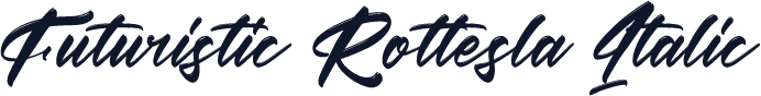 Futuristic Rottesla Italic