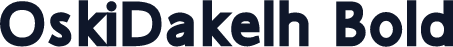 OskiDakelh Bold