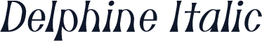 Delphine Italic