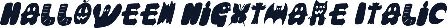 Halloween Nightmare Italic