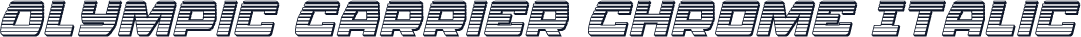 Olympic Carrier Chrome Italic