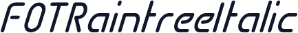 FOTRaintreeItalic