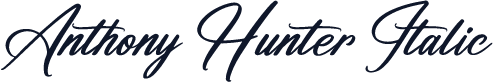 Anthony Hunter Italic