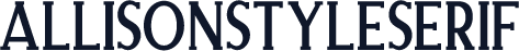 AllisonStyleSerif