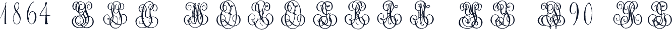 1864 GLC Monogram YZ W90 Rg