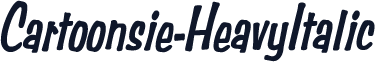 Cartoonsie-HeavyItalic