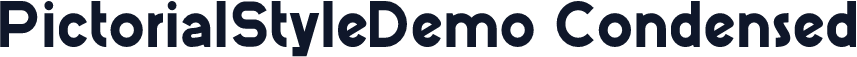PictorialStyleDemo Condensed