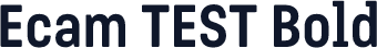 Ecam TEST Bold