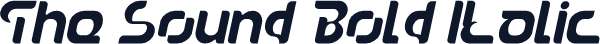 The Sound Bold Italic