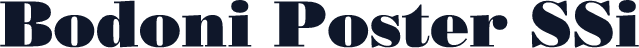 Bodoni Poster SSi