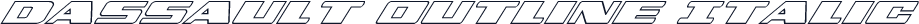 Dassault Outline Italic