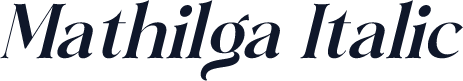 Mathilga Italic