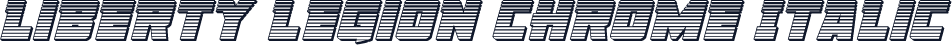 Liberty Legion Chrome Italic