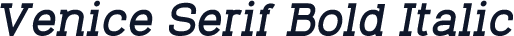 Venice Serif Bold Italic