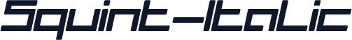 Squint-Italic