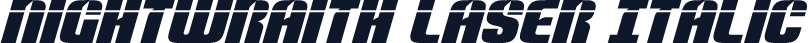 Nightwraith Laser Italic