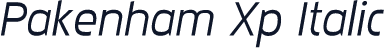 Pakenham Xp Italic