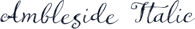 Ambleside Italic