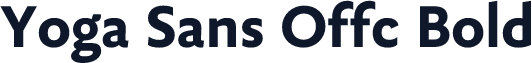 Yoga Sans Offc Bold