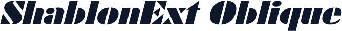 ShablonExt Oblique