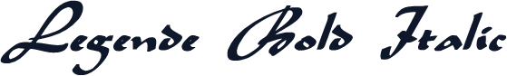 Legende Bold Italic
