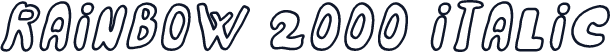 Rainbow 2000 Italic