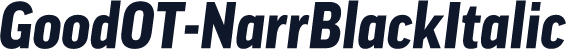GoodOT-NarrBlackItalic