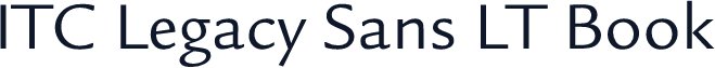 ITC Legacy Sans LT Book