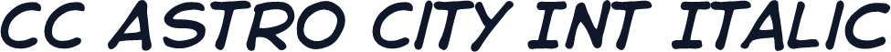 CC Astro City Int Italic