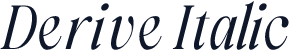 Derive Italic