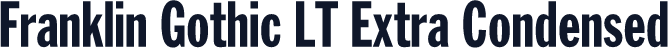 Franklin Gothic LT Extra Condensed