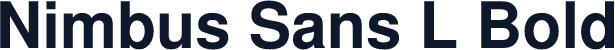 Nimbus Sans L Bold