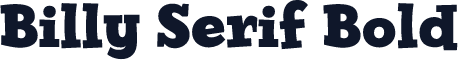 Billy Serif Bold