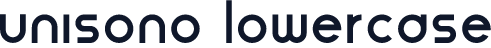 Unisono Lowercase